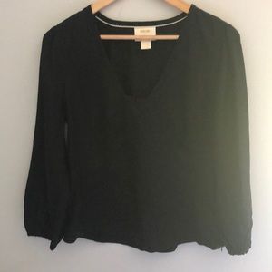 Black Anthropologie Blouse